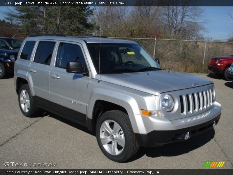Bright Silver Metallic / Dark Slate Gray 2013 Jeep Patriot Latitude 4x4