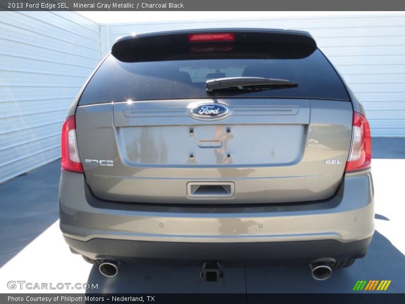Mineral Gray Metallic / Charcoal Black 2013 Ford Edge SEL