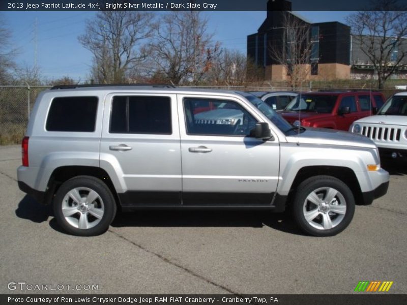 Bright Silver Metallic / Dark Slate Gray 2013 Jeep Patriot Latitude 4x4