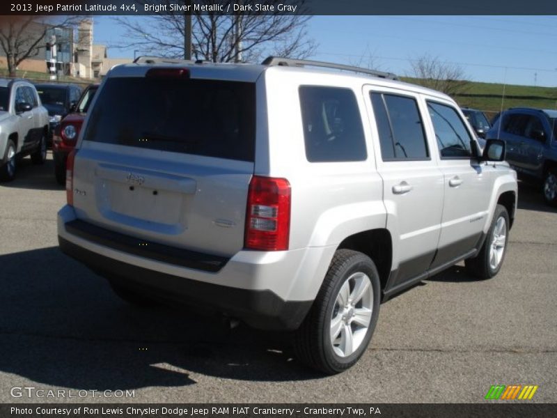 Bright Silver Metallic / Dark Slate Gray 2013 Jeep Patriot Latitude 4x4