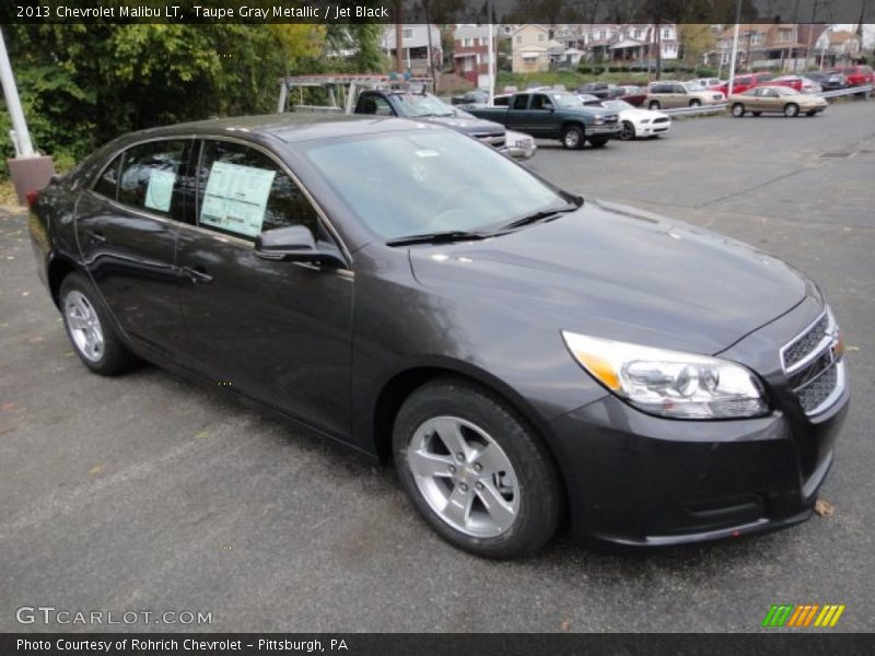 Taupe Gray Metallic / Jet Black 2013 Chevrolet Malibu LT