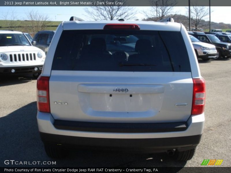 Bright Silver Metallic / Dark Slate Gray 2013 Jeep Patriot Latitude 4x4