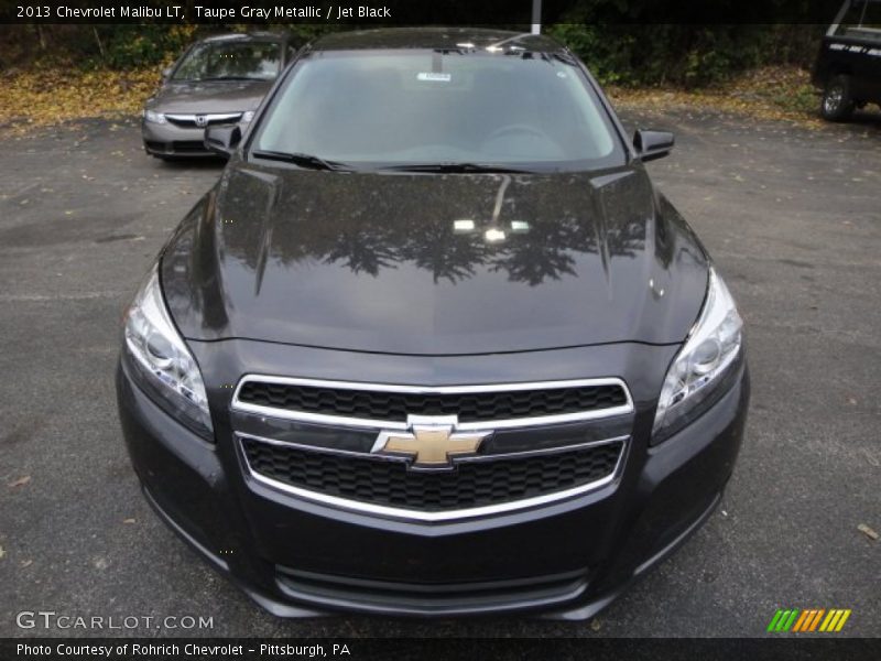 Taupe Gray Metallic / Jet Black 2013 Chevrolet Malibu LT