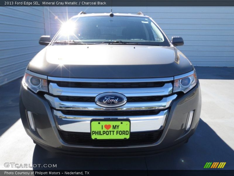 Mineral Gray Metallic / Charcoal Black 2013 Ford Edge SEL