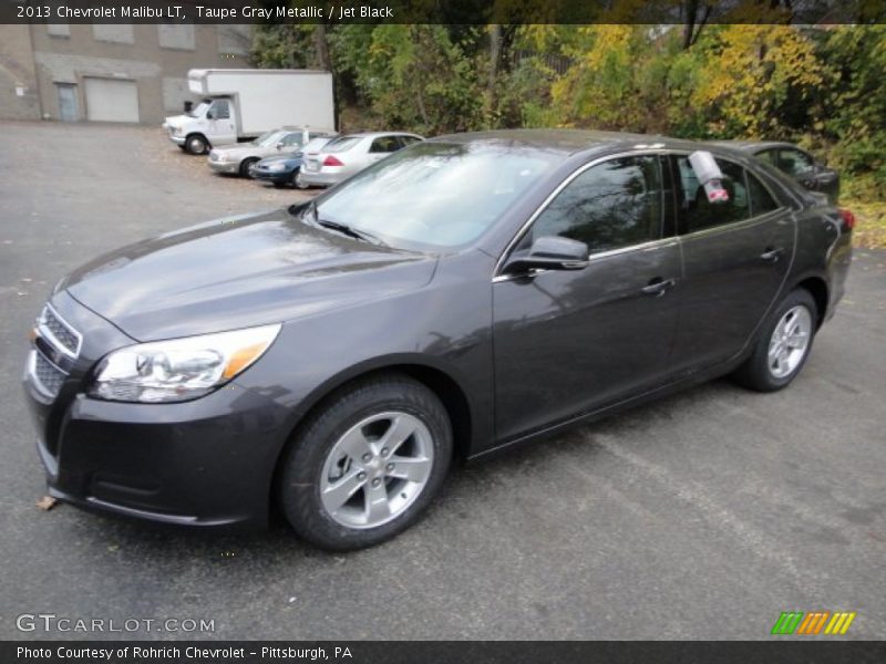 Taupe Gray Metallic / Jet Black 2013 Chevrolet Malibu LT