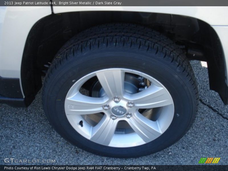 Bright Silver Metallic / Dark Slate Gray 2013 Jeep Patriot Latitude 4x4