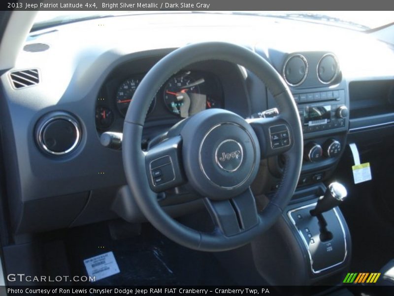 Bright Silver Metallic / Dark Slate Gray 2013 Jeep Patriot Latitude 4x4
