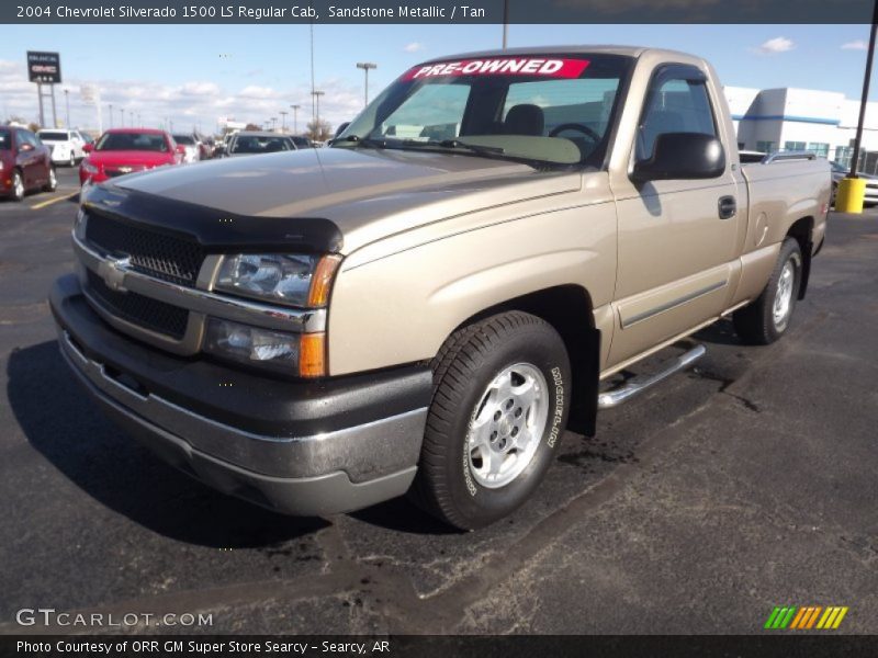 Sandstone Metallic / Tan 2004 Chevrolet Silverado 1500 LS Regular Cab
