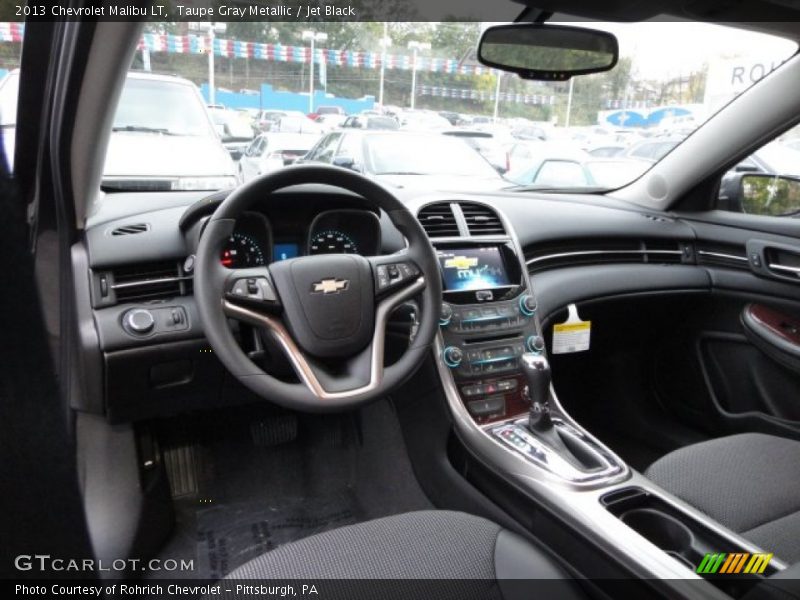 Taupe Gray Metallic / Jet Black 2013 Chevrolet Malibu LT