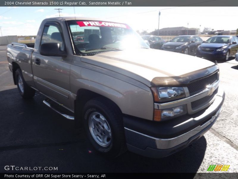 Sandstone Metallic / Tan 2004 Chevrolet Silverado 1500 LS Regular Cab