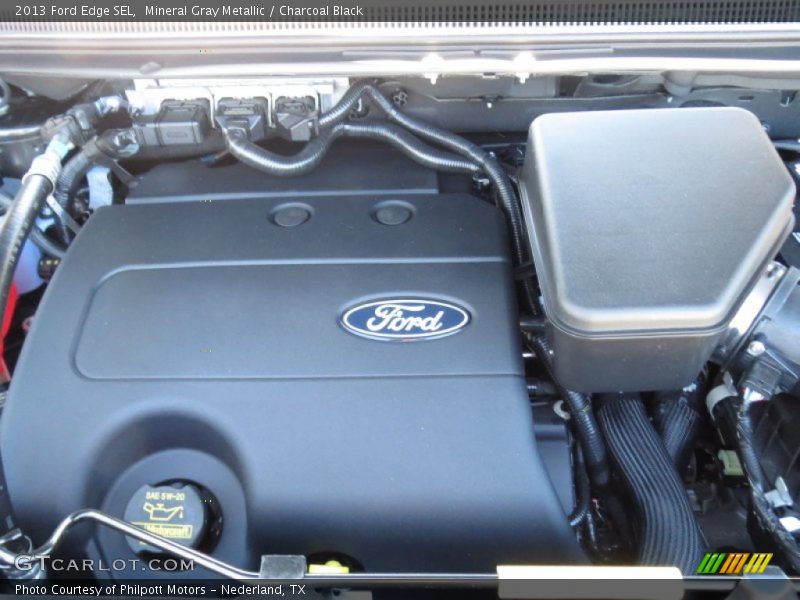 Mineral Gray Metallic / Charcoal Black 2013 Ford Edge SEL