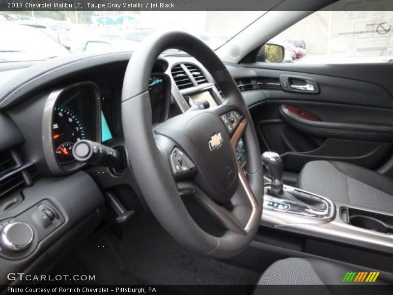 Taupe Gray Metallic / Jet Black 2013 Chevrolet Malibu LT