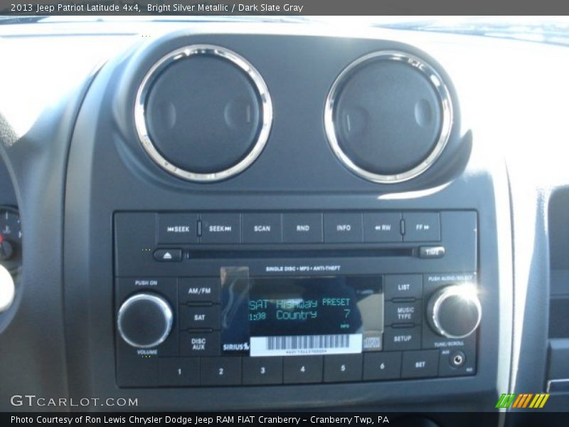 Bright Silver Metallic / Dark Slate Gray 2013 Jeep Patriot Latitude 4x4