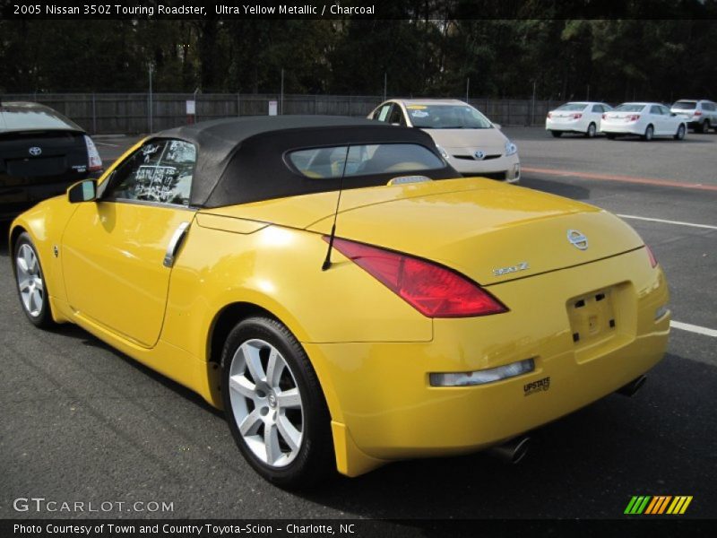 Ultra Yellow Metallic / Charcoal 2005 Nissan 350Z Touring Roadster