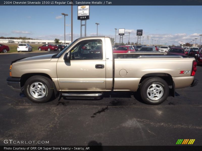 Sandstone Metallic / Tan 2004 Chevrolet Silverado 1500 LS Regular Cab