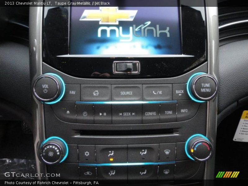 Taupe Gray Metallic / Jet Black 2013 Chevrolet Malibu LT