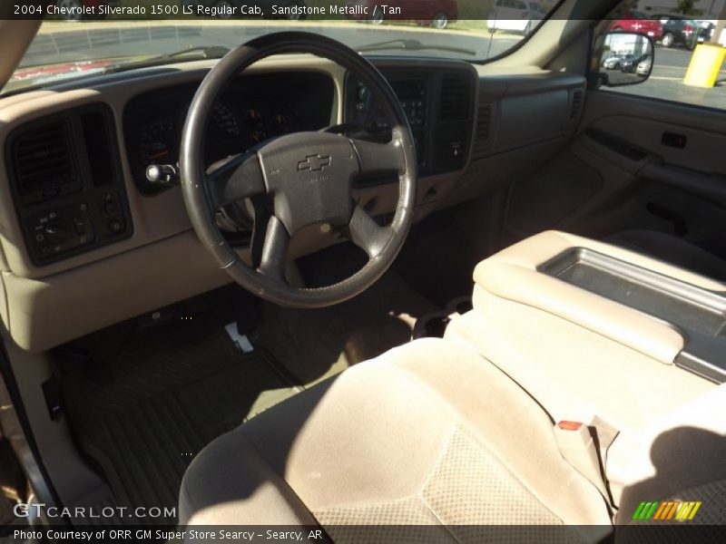 Sandstone Metallic / Tan 2004 Chevrolet Silverado 1500 LS Regular Cab