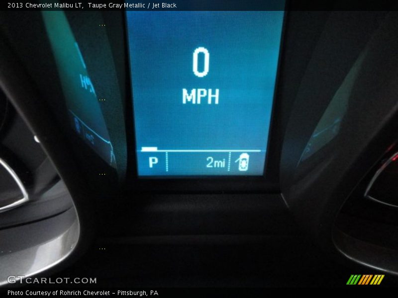 Taupe Gray Metallic / Jet Black 2013 Chevrolet Malibu LT
