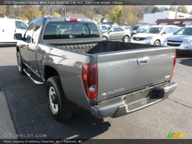  2012 Colorado Work Truck Extended Cab 4x4 Dark Gray Metallic