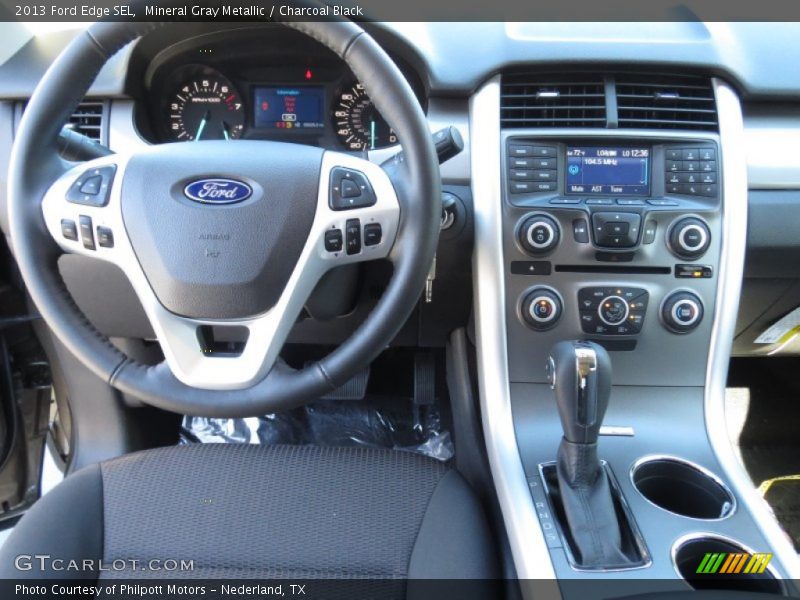 Mineral Gray Metallic / Charcoal Black 2013 Ford Edge SEL