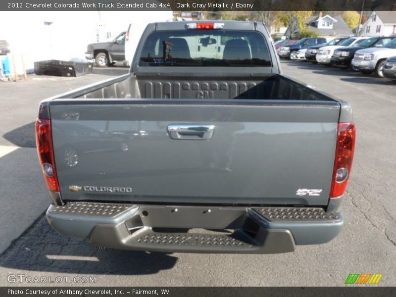 2012 Colorado Work Truck Extended Cab 4x4 Dark Gray Metallic