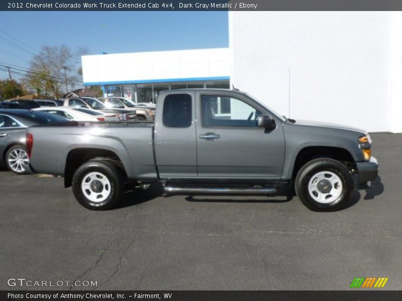  2012 Colorado Work Truck Extended Cab 4x4 Dark Gray Metallic