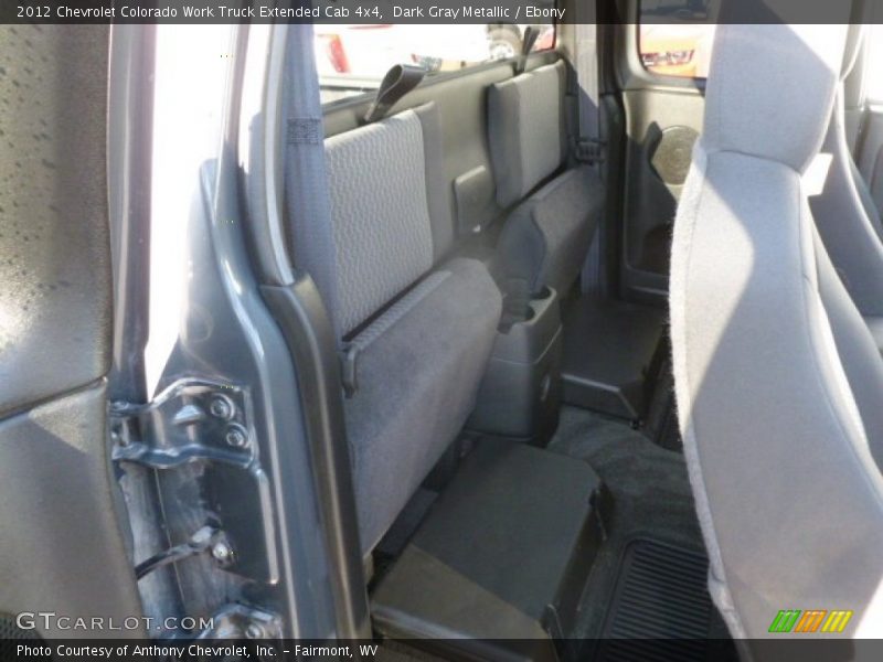 Dark Gray Metallic / Ebony 2012 Chevrolet Colorado Work Truck Extended Cab 4x4