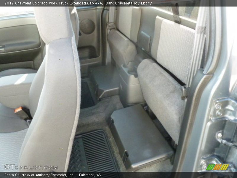 Rear Seat of 2012 Colorado Work Truck Extended Cab 4x4