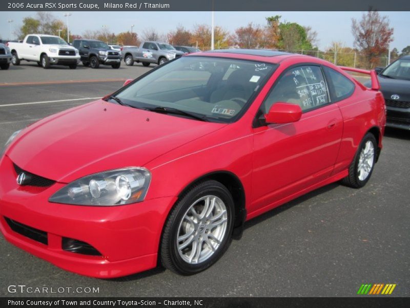Milano Red / Titanium 2006 Acura RSX Sports Coupe