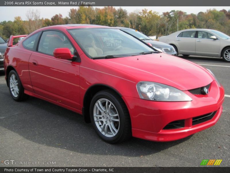 Milano Red / Titanium 2006 Acura RSX Sports Coupe