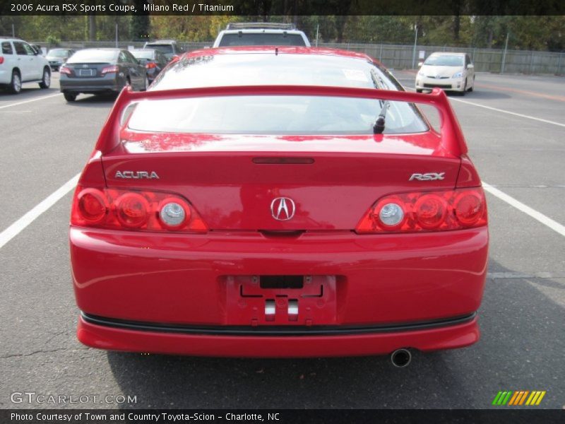 Milano Red / Titanium 2006 Acura RSX Sports Coupe