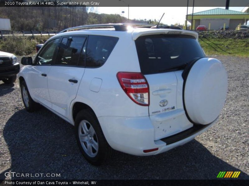 Super White / Ash Gray 2010 Toyota RAV4 I4 4WD