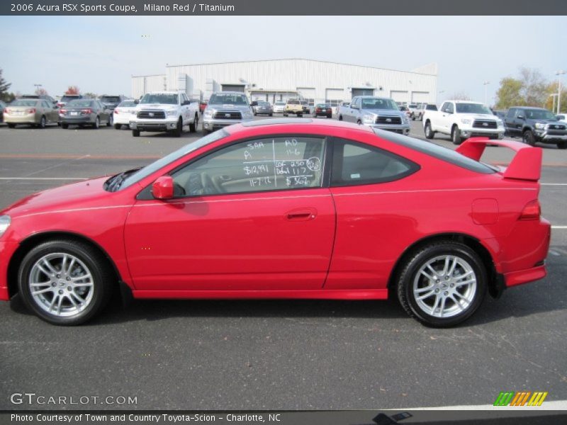 Milano Red / Titanium 2006 Acura RSX Sports Coupe