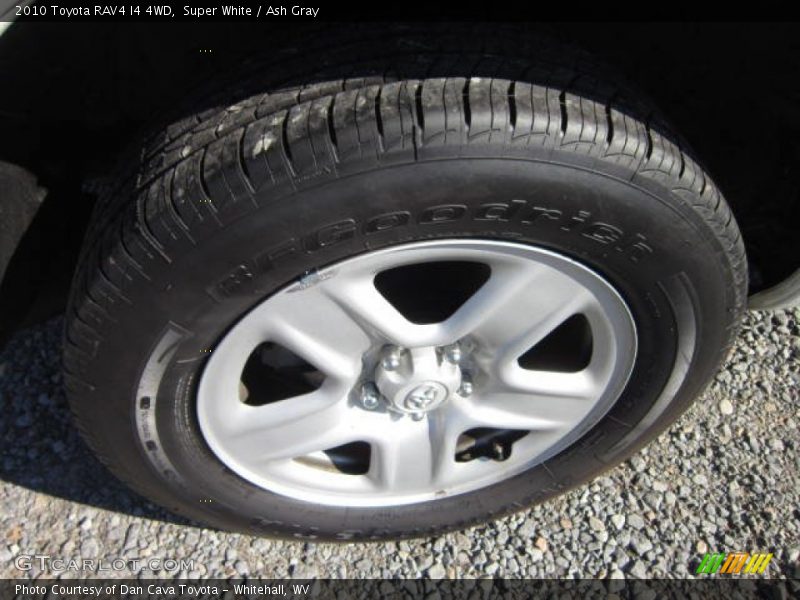 Super White / Ash Gray 2010 Toyota RAV4 I4 4WD