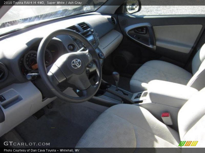 Super White / Ash Gray 2010 Toyota RAV4 I4 4WD