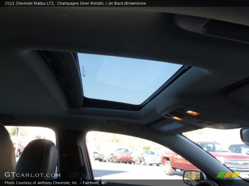 Champagne Silver Metallic / Jet Black/Brownstone 2013 Chevrolet Malibu LTZ