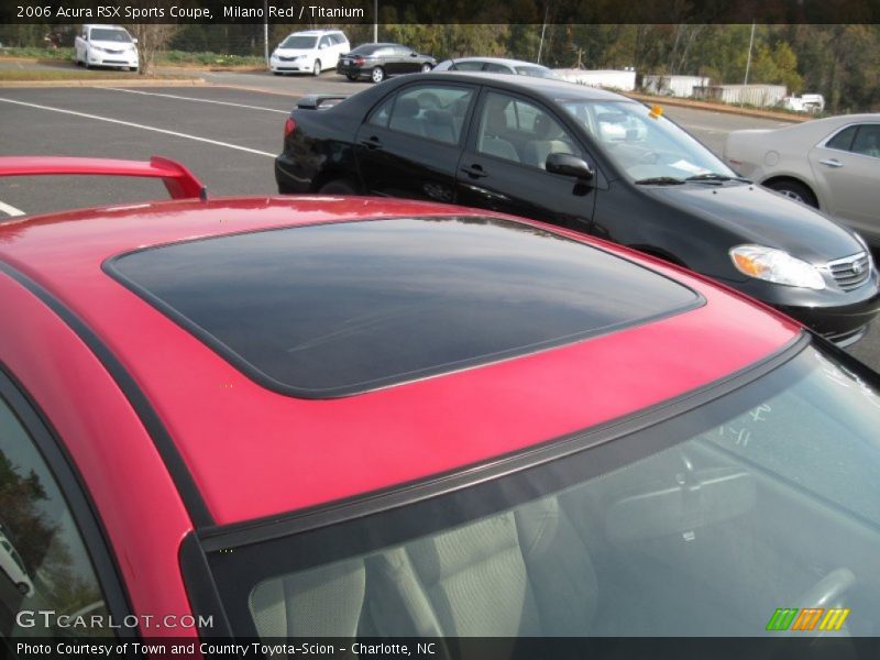 Milano Red / Titanium 2006 Acura RSX Sports Coupe