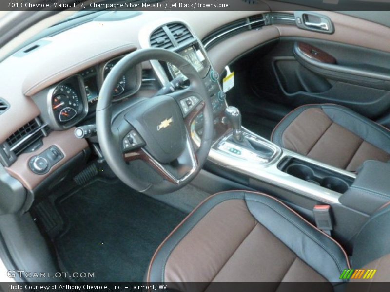 Jet Black/Brownstone Interior - 2013 Malibu LTZ 