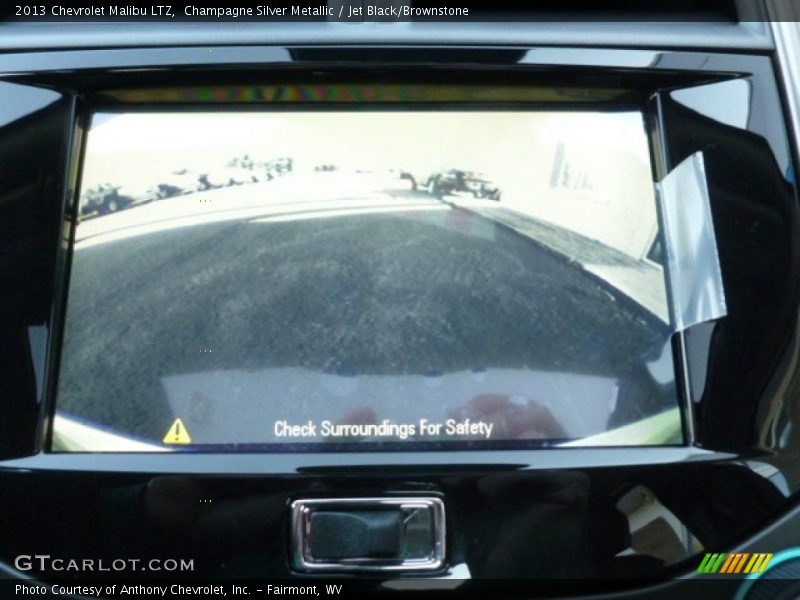 Champagne Silver Metallic / Jet Black/Brownstone 2013 Chevrolet Malibu LTZ