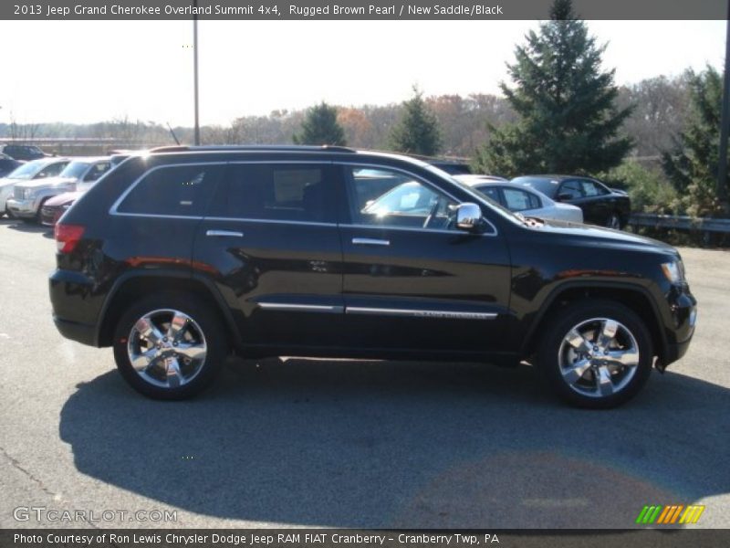 Rugged Brown Pearl / New Saddle/Black 2013 Jeep Grand Cherokee Overland Summit 4x4