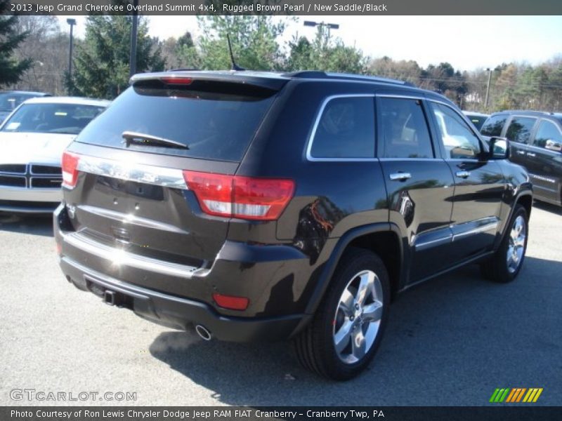 Rugged Brown Pearl / New Saddle/Black 2013 Jeep Grand Cherokee Overland Summit 4x4