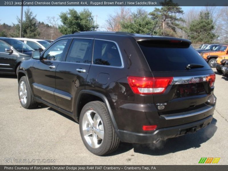 Rugged Brown Pearl / New Saddle/Black 2013 Jeep Grand Cherokee Overland Summit 4x4