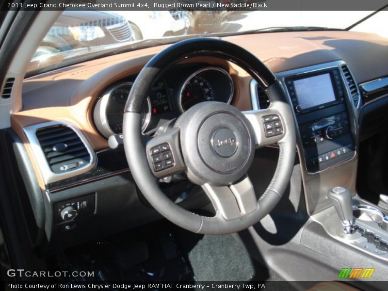 Rugged Brown Pearl / New Saddle/Black 2013 Jeep Grand Cherokee Overland Summit 4x4