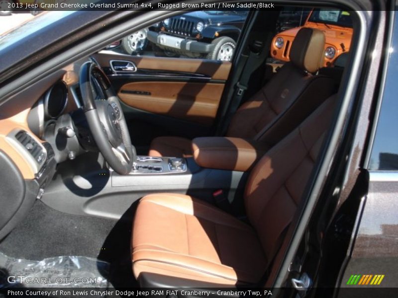 Rugged Brown Pearl / New Saddle/Black 2013 Jeep Grand Cherokee Overland Summit 4x4