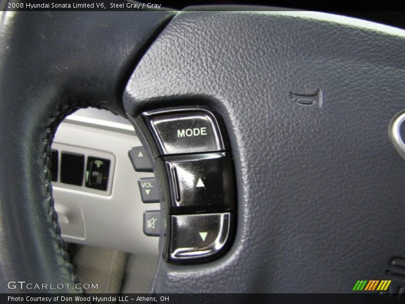 Steel Gray / Gray 2008 Hyundai Sonata Limited V6