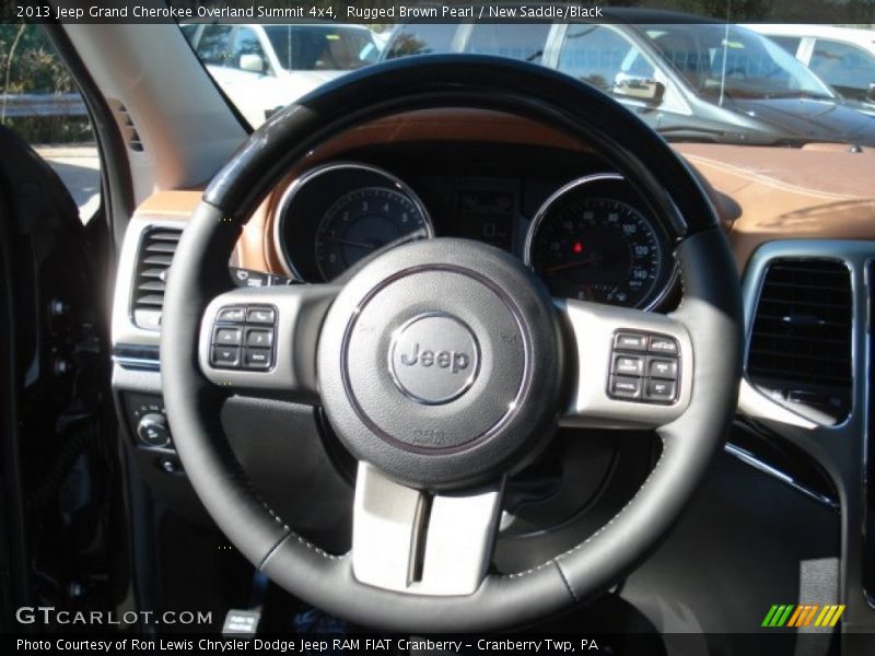 Rugged Brown Pearl / New Saddle/Black 2013 Jeep Grand Cherokee Overland Summit 4x4