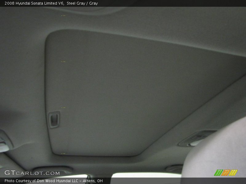 Steel Gray / Gray 2008 Hyundai Sonata Limited V6