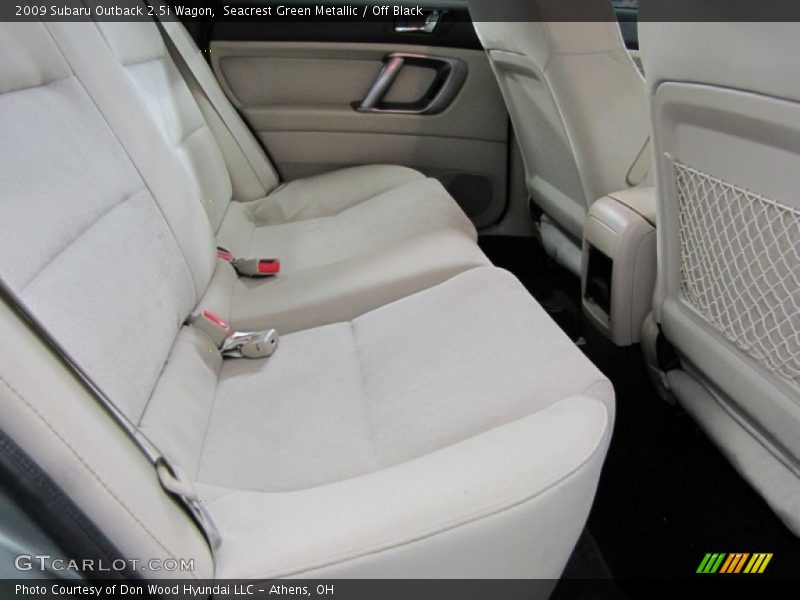Seacrest Green Metallic / Off Black 2009 Subaru Outback 2.5i Wagon