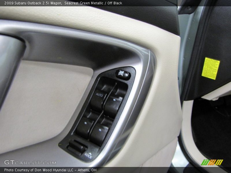 Seacrest Green Metallic / Off Black 2009 Subaru Outback 2.5i Wagon