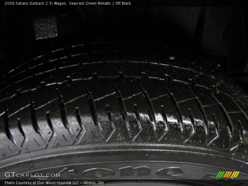 Seacrest Green Metallic / Off Black 2009 Subaru Outback 2.5i Wagon